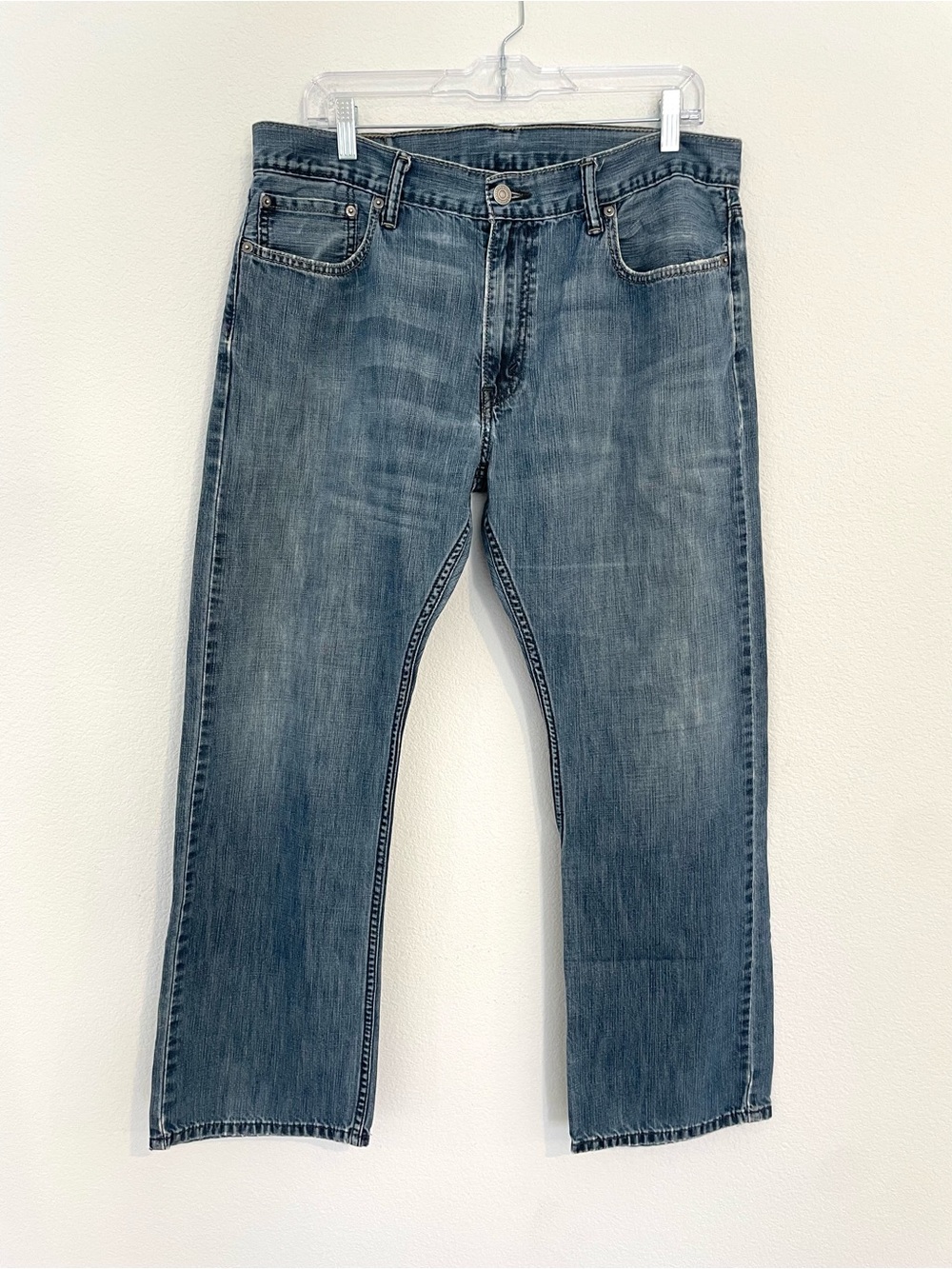 Levi's 514 Blue Relaxed Straight Jeans Men's 36x30